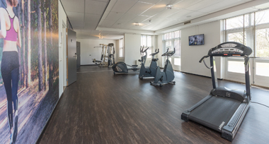 Fitnessruimte bij Fletcher Kloosterhotel Willibrordhaeghe