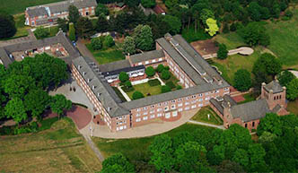 Luchtfoto Fletcher Kloosterhotel Willibrordhaeghe